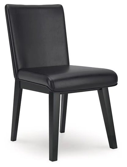 Jettaya - Black - Dining Upholstered Side Chair (Set of 2)-4