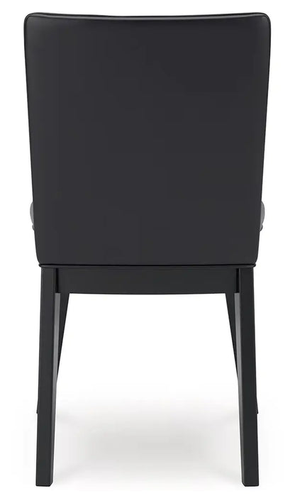 Jettaya - Black - Dining Upholstered Side Chair (Set of 2)-5