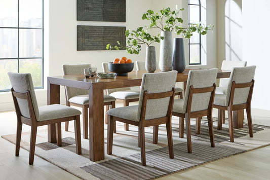 Kraeburn - Brown - 9 Pc. - Rectangular Dining Table, 8 Chair