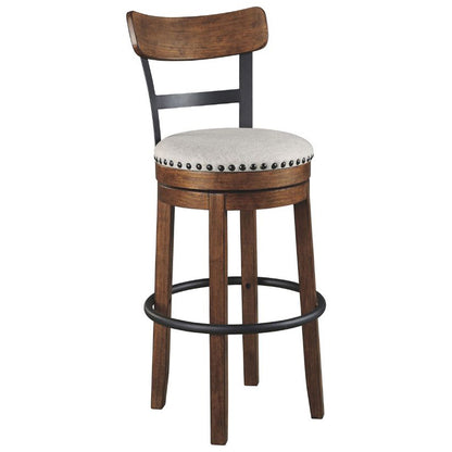 Valebeck - Brown - Tall Uph Swivel Barstool