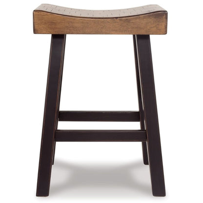 Glosco - Dark Brown - Stool (Set of 2)