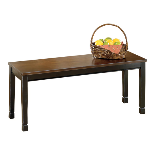 Owingsville - Black / Brown - Large Dining Room Bench