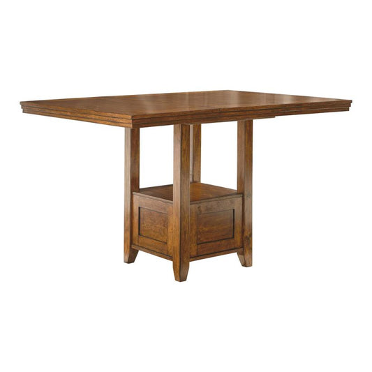 Ralene - Medium Brown - Rect Drm Counter Ext Table