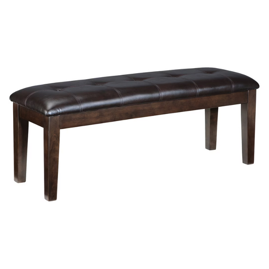 Haddigan - Dark Brown - Large Uph Dining Room Bench