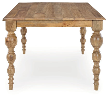 Rybergston - Light Brown - Rectangular Dining Room Table 2