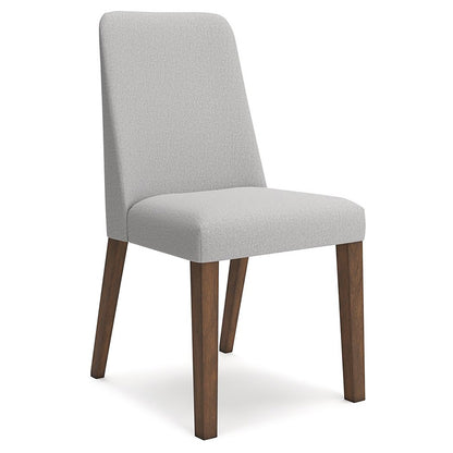 Lyncott - Light Gray / Brown - Dining Uph Side Chair (Set of 2)