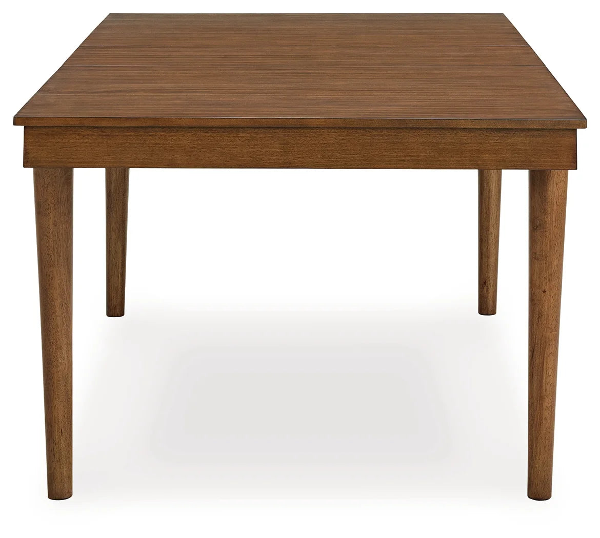 Lyncott - Brown - Rectangular Dining Room Extension Table-4