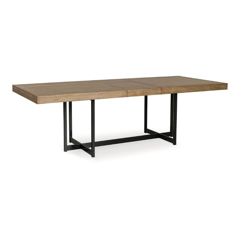 Tomtyn - Light Brown - Rectangular Dining Room Extension Table