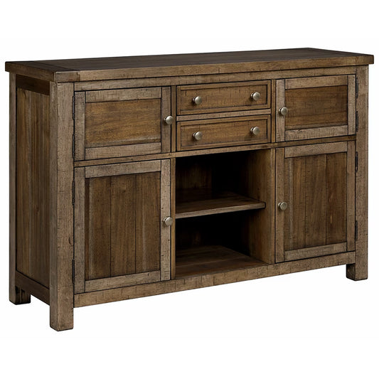 Moriville - Grayish Brown - Dining Room Server