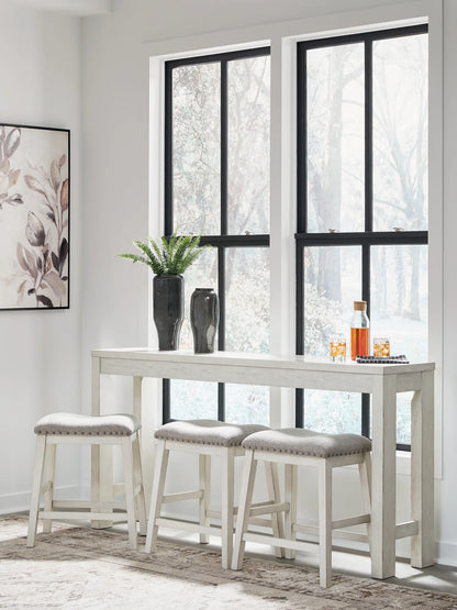 Robbinsdale - Rectangular Dining Room Counter Table Set (Set of 4) - Antique White