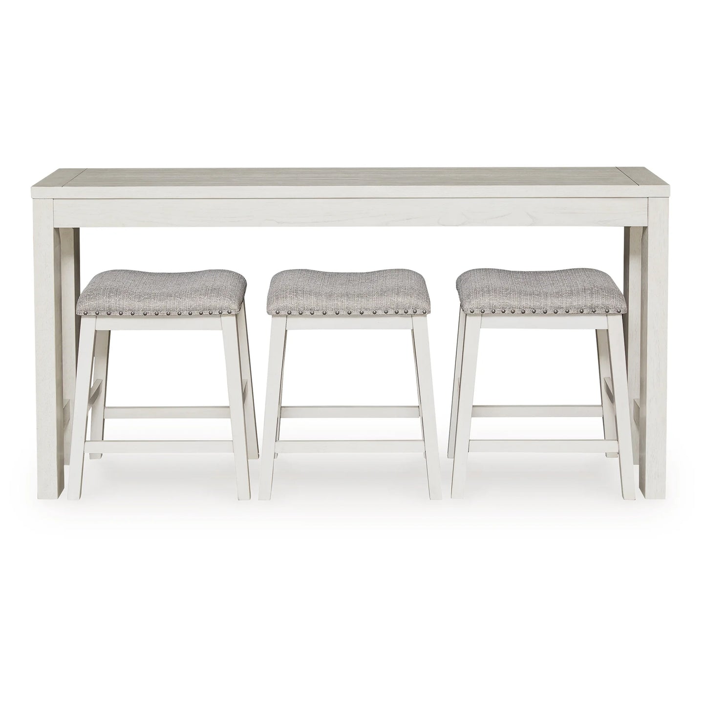 Robbinsdale - Rectangular Dining Room Counter Table Set (Set of 4) - Antique White