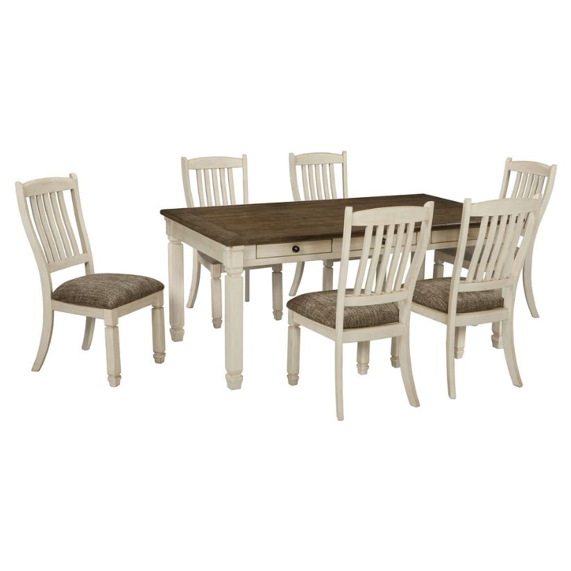 Bolanburg - Beige - 7 Pc. - Dining Room Table, 6 Side Chairs