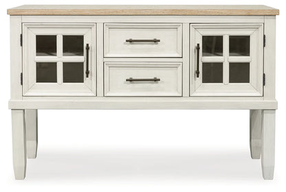 Shaybrock - Antique White / Brown - Dining Room Server