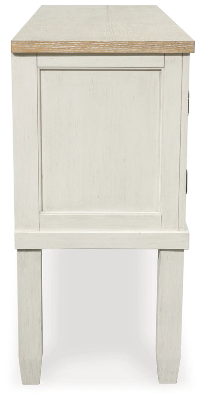 Shaybrock - Antique White / Brown - Dining Room Server