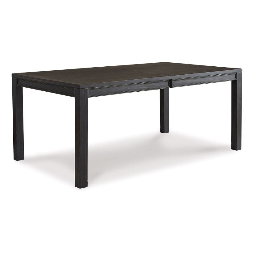 Jeanette - Black - Rectangular Dining Room Table