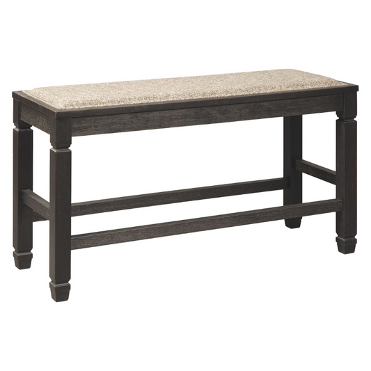 Tyler - Antique Black - Dbl Counter Uph Bench