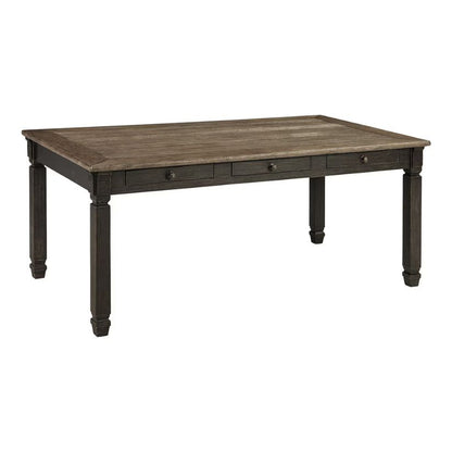 Tyler - Black / Gray - Rectangular Dining Room Table