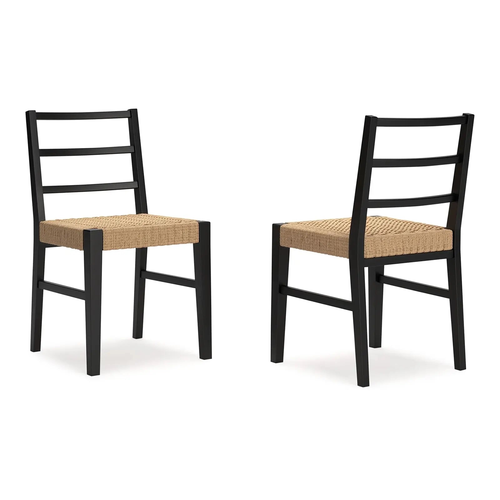 Isanti - Light Brown / Black - Dining Room Side Chair (Set of 2)