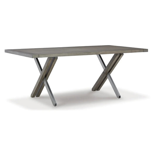 Krystanza - Weathered Gray - Rectangular Dining Room Table