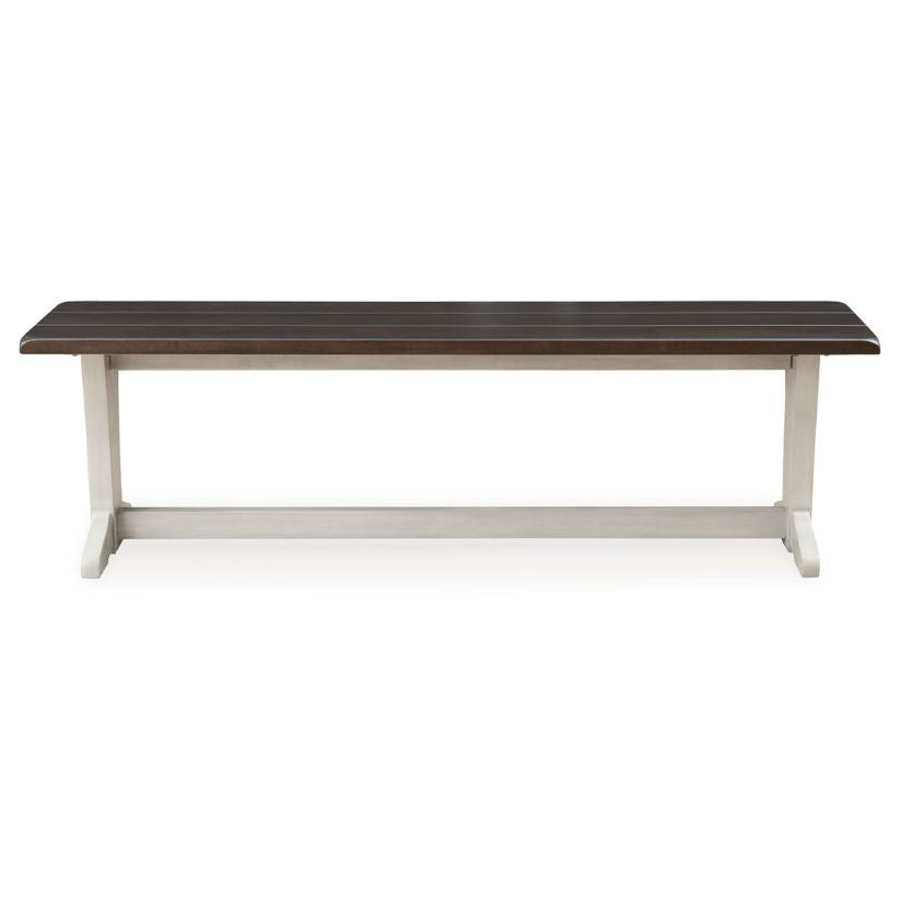 Darborn - Gray / Brown - Large Dining Room Bench