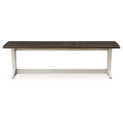 Darborn - Gray / Brown - Large Dining Room Bench