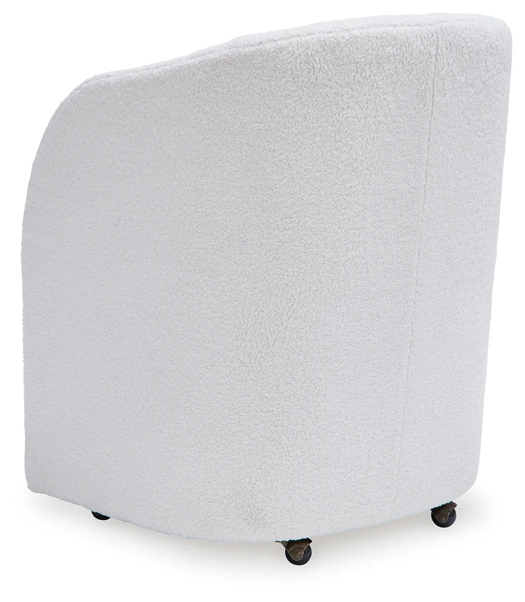 Rowanbeck - Ivory - Dining Upholstered Arm Chair (Set of 2)
