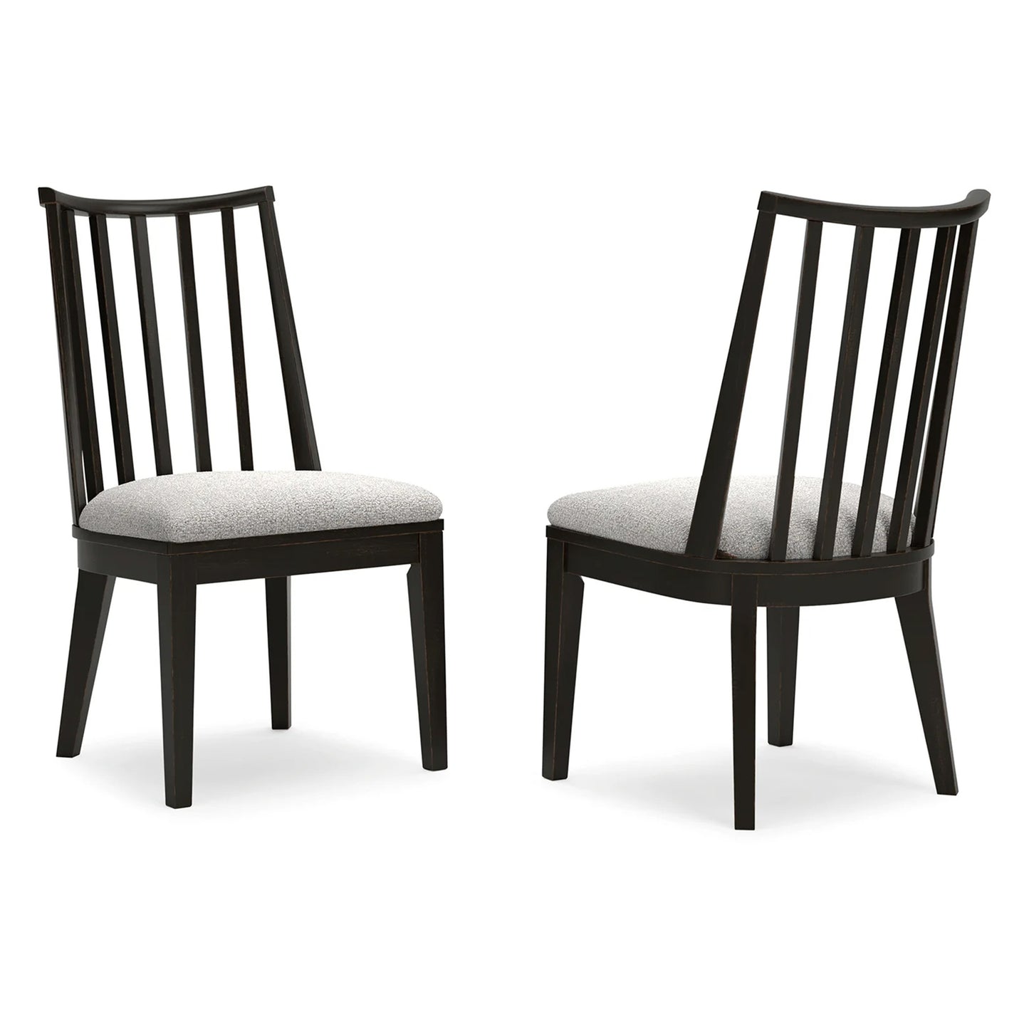 Galliden - Black - Dining Upholstered Side Chair (Set of 2)