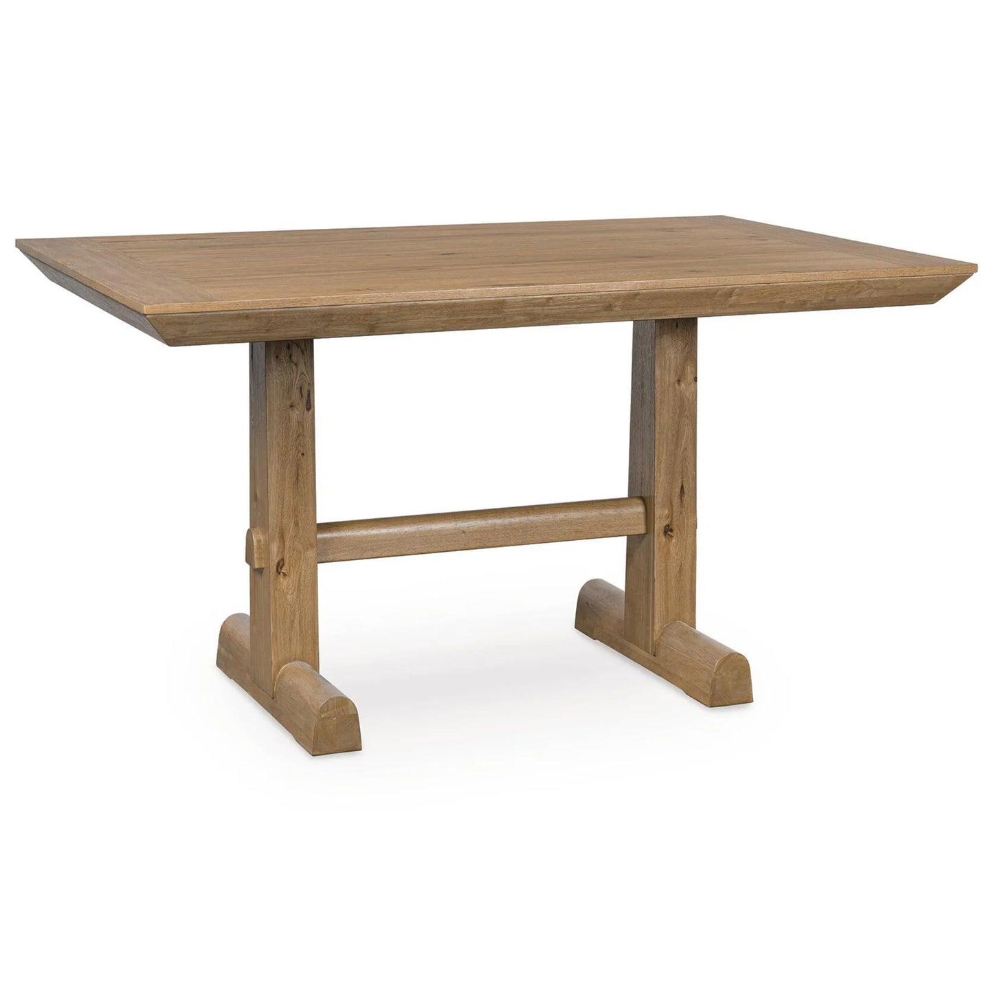 Ridgester - Rectangular Dining Room Counter Table - Light Brown