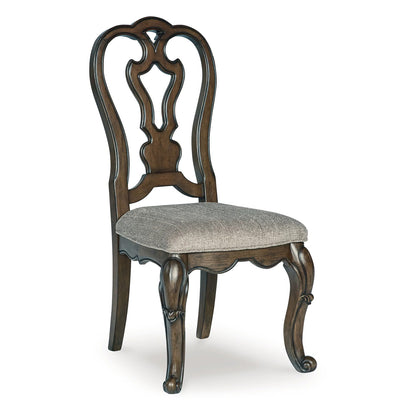 Maylee - Dark Brown - Dining Upholstered Side Chair (Set of 2)