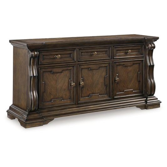 Maylee - Dark Brown - Dining Room Buffet