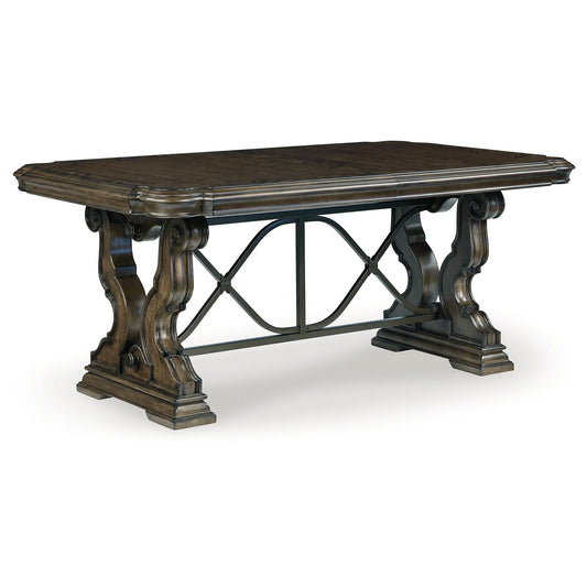 Maylee - Dark Brown - Dining Extension Table