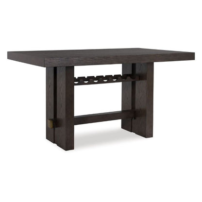 Burkhaus - Dark Brown - Rectangular Dining Room Counter Table