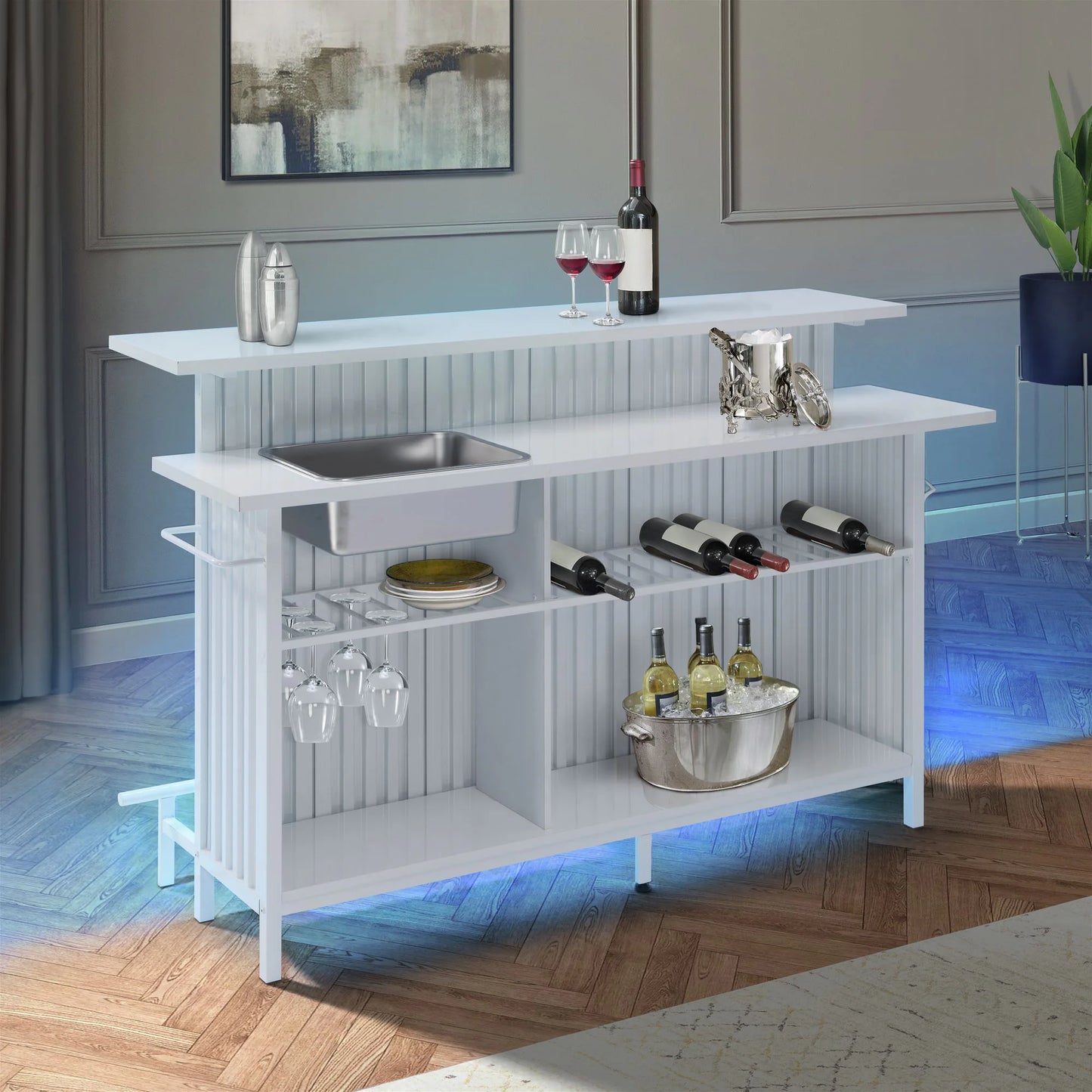 Leilani - Bar Table - White