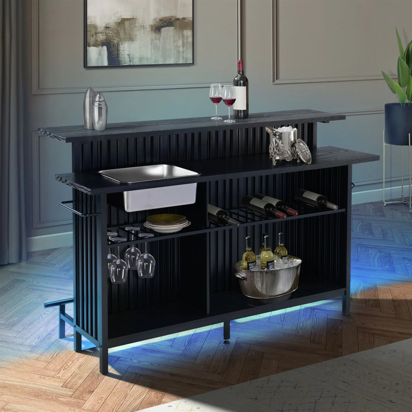 Leilani - Bar Table - Black