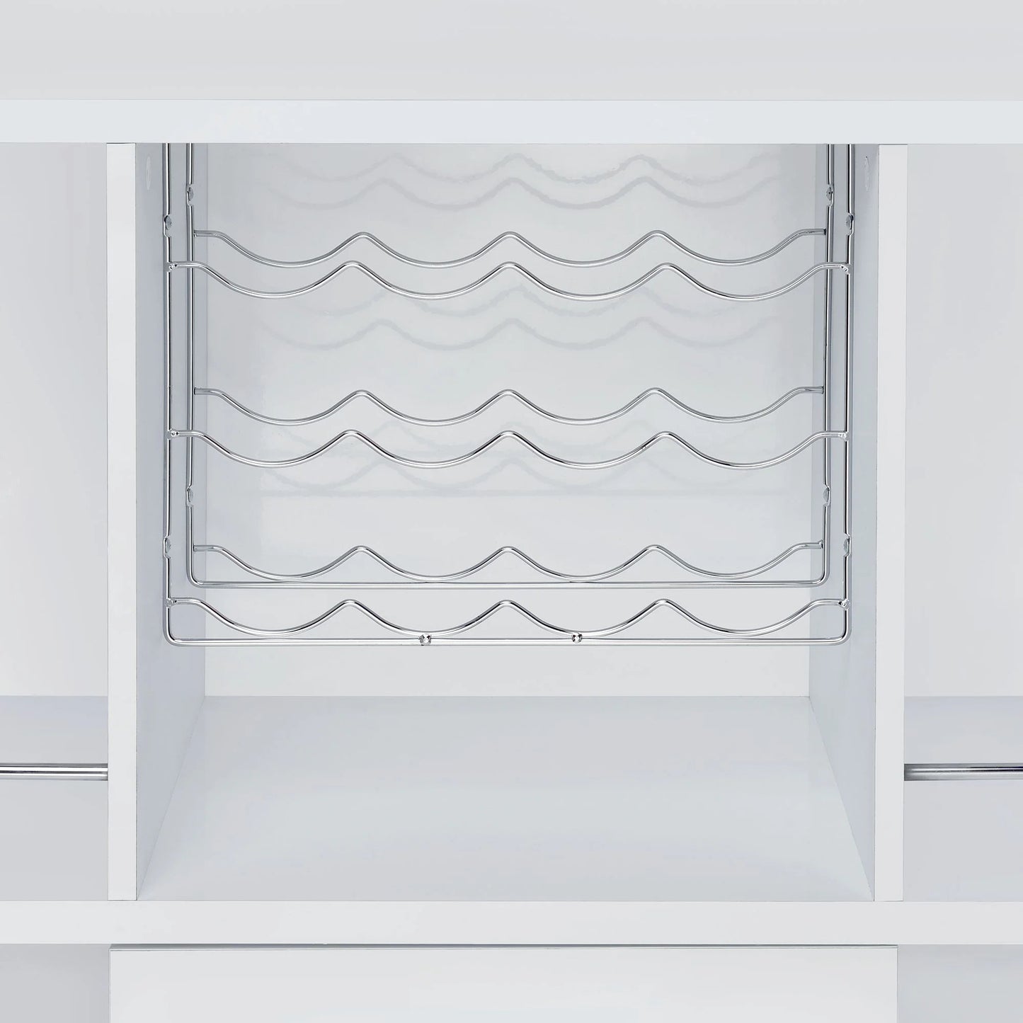 Wendolyn - Wine Cabinet With Light - Glossy White