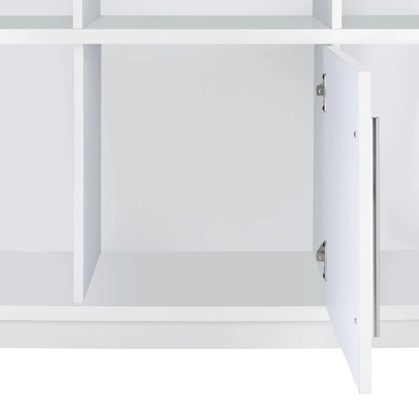 Wendolyn - Wine Cabinet With Light - Glossy White