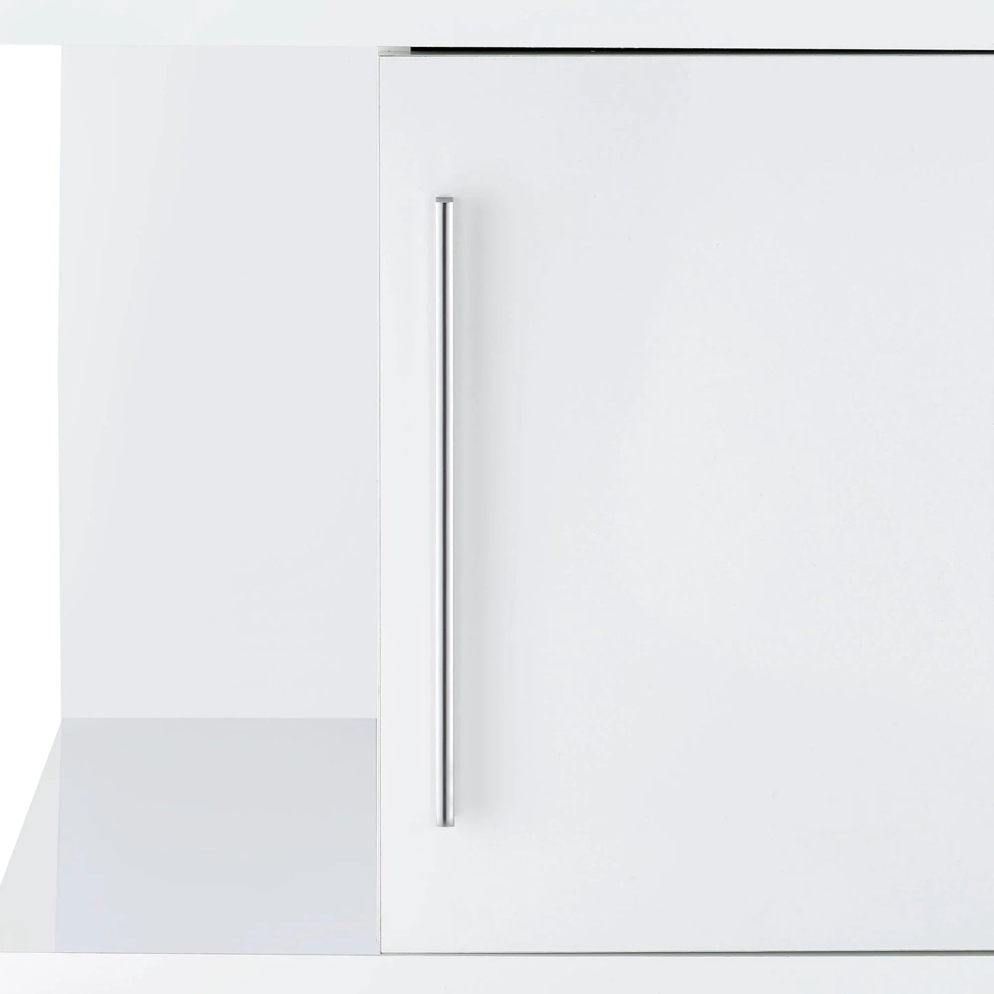 Wendolyn - Wine Cabinet With Light - Glossy White