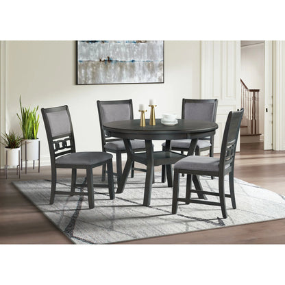 Amherst - Dining Table With Wood Leg - Gray Finish