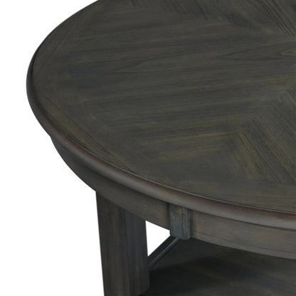 Amherst - Counter Table With Wood Leg - Gray Finish