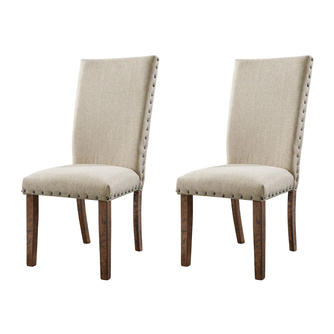 Jax - Upholstered Side Chair (Set of 2) - Cream