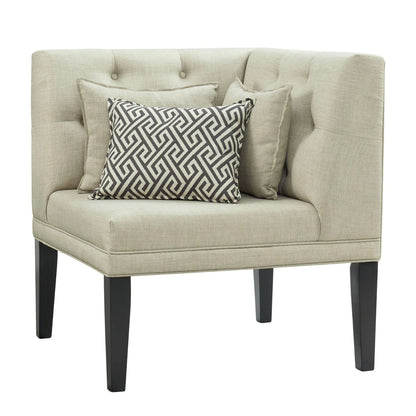 Maddox - Corner With Three Pillows - Beige