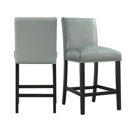 Meridian - Counter Side Chair (Set of 2) - Gray