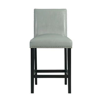 Meridian - Counter Side Chair (Set of 2) - Gray