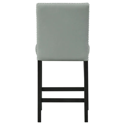 Meridian - Counter Side Chair (Set of 2) - Gray