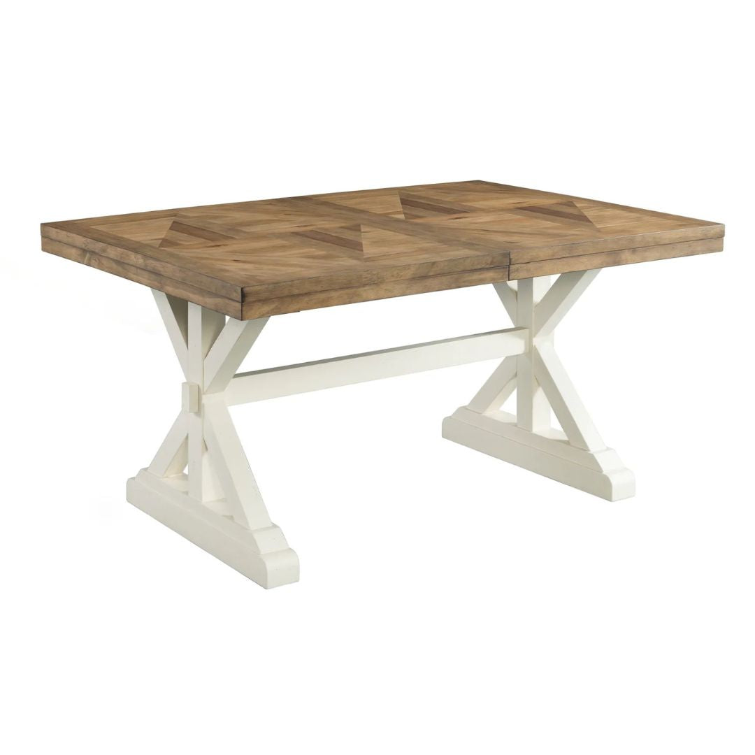 Park Creek - Rectangle Standard Height Dining Table - Cottage White Finish
