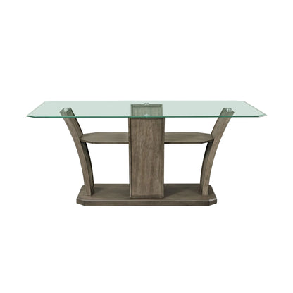 Dapper - Gray Rectangular Counter Table - Gray Finish