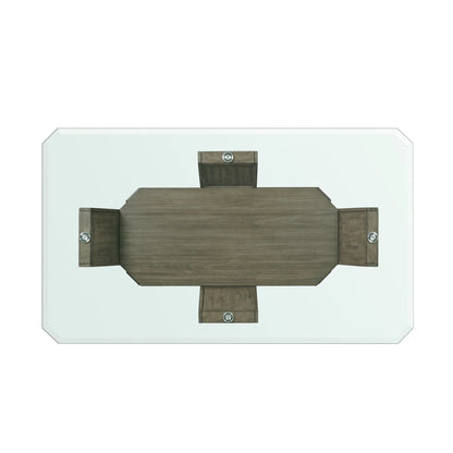 Dapper - Gray Rectangular Counter Table - Gray Finish