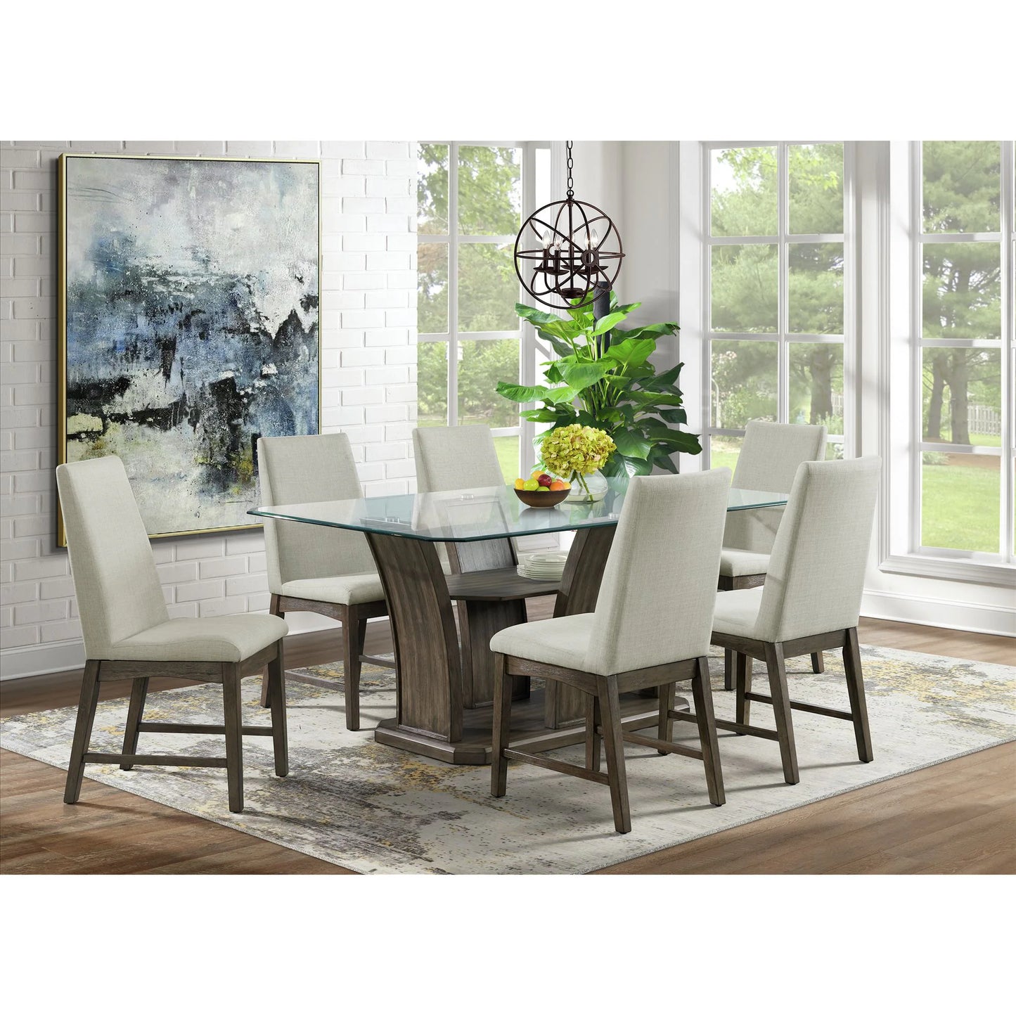 Dapper - Rectangular Dining Table - Gray Finish