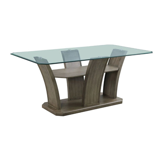 Dapper - Rectangular Dining Table - Gray Finish