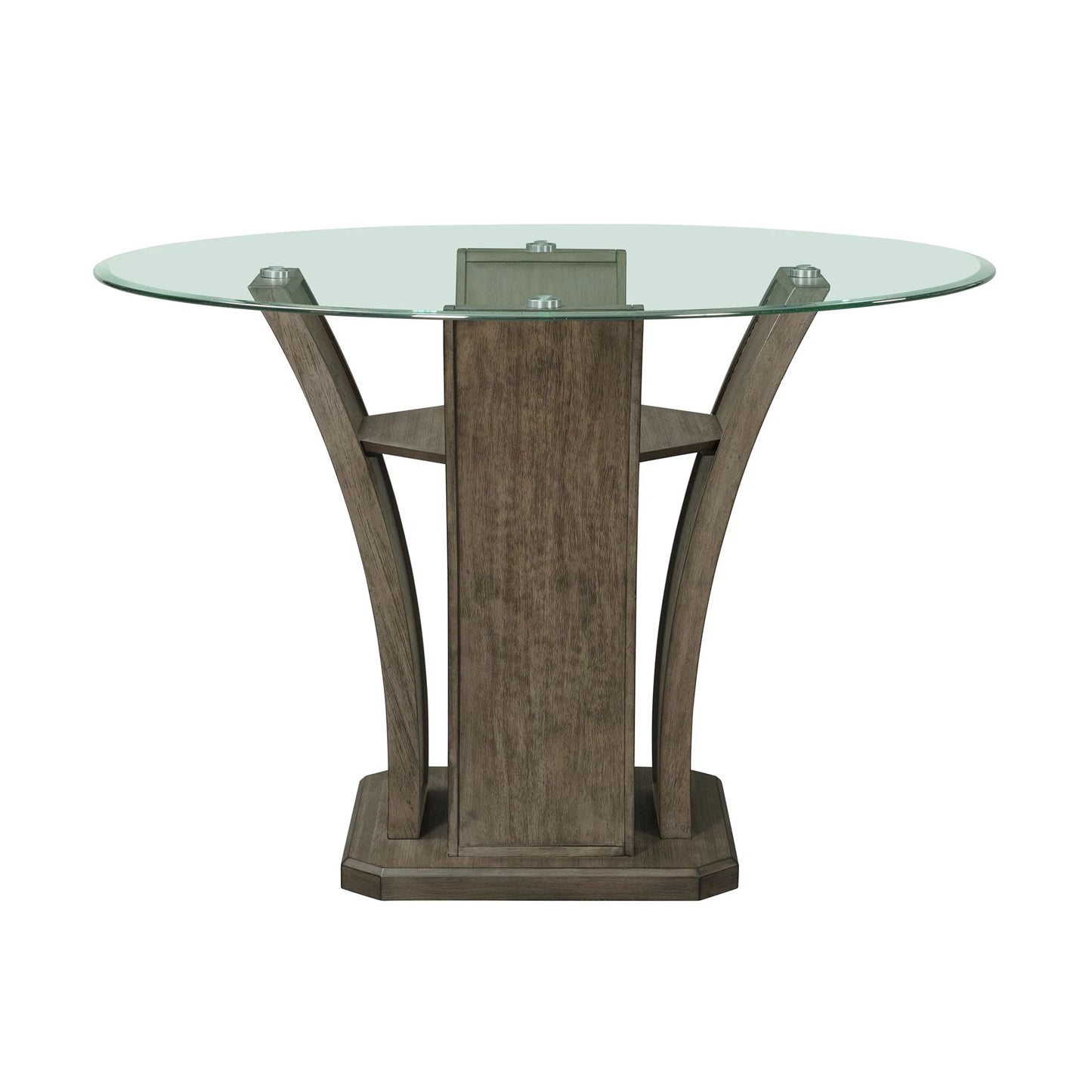 Dapper - Round Counter Table - Gray Finish